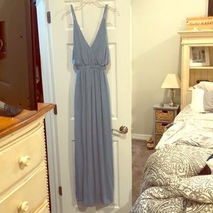 Light blue maxi dress